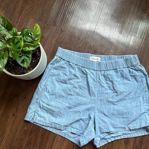 Madewell Cotton Denim High Rise Shorts